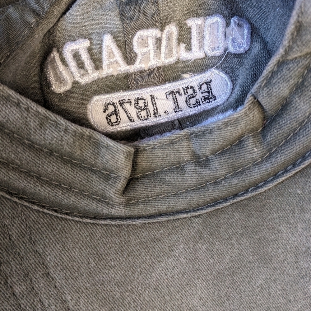 NWOT Dimco Apparel Rocky Mountains Colorado Dad Hat Green White Black - Picture 5 of 7